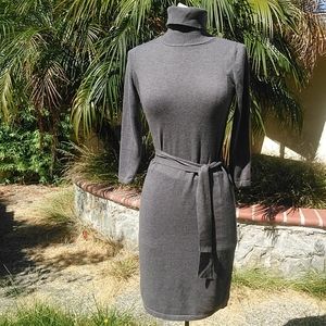 ANN TAYLOR petite Tie Sweater Dress XSP